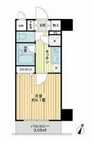 パレステュディオ飯田橋の間取り写真