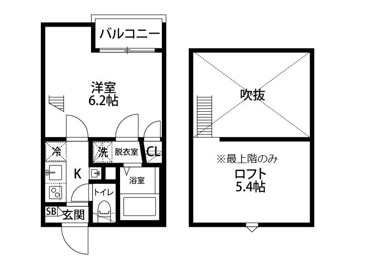 東京メトロ有楽町線 千川駅 徒歩9分 3階建 築8年の間取り写真