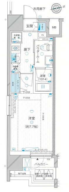 レグラス横浜吉野町の間取り写真