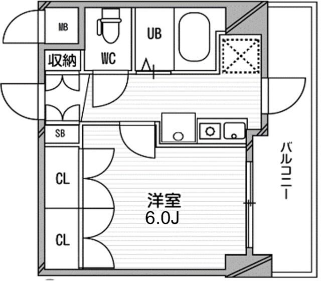 東京メトロ丸ノ内線 東高円寺駅 徒歩12分 11階建 築23年の間取り写真