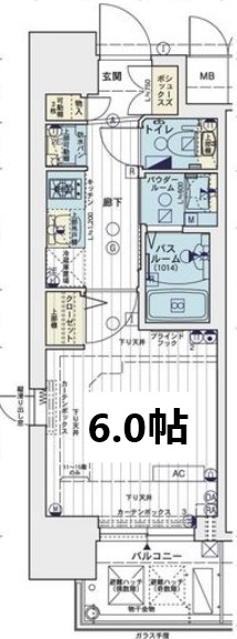 エステムコート名古屋栄プレシャスの間取り写真