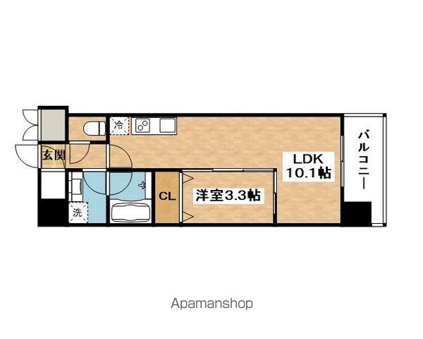 阪急京都線 上新庄駅 徒歩25分 15階建 築1年の間取り写真