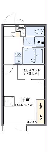 【レオパレスＵ＆Ｉの間取り】