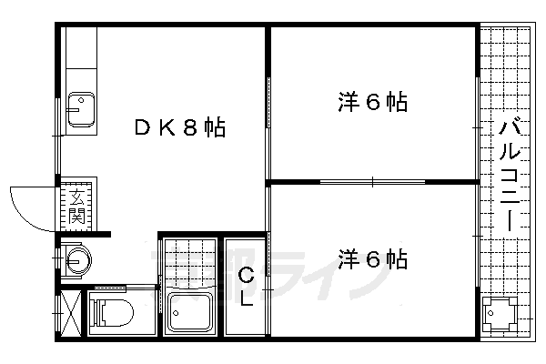 クローバー四ノ宮の間取り