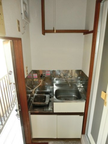 キッチン　キッチンはガスコンロ対応。