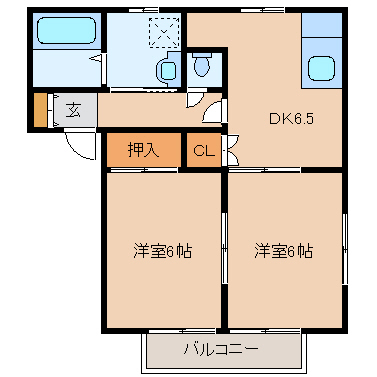 ローズガーデンIIの間取り