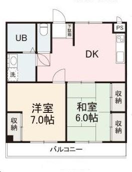 フラワーマンション（花ノ宮）の間取り