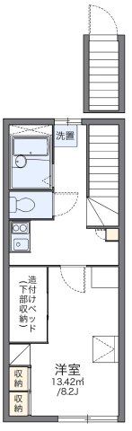 レオパレスユニコムの間取り