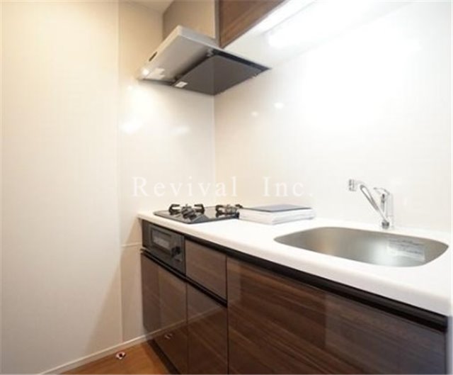 キッチン　料理のしやすいガスキッチン仕様