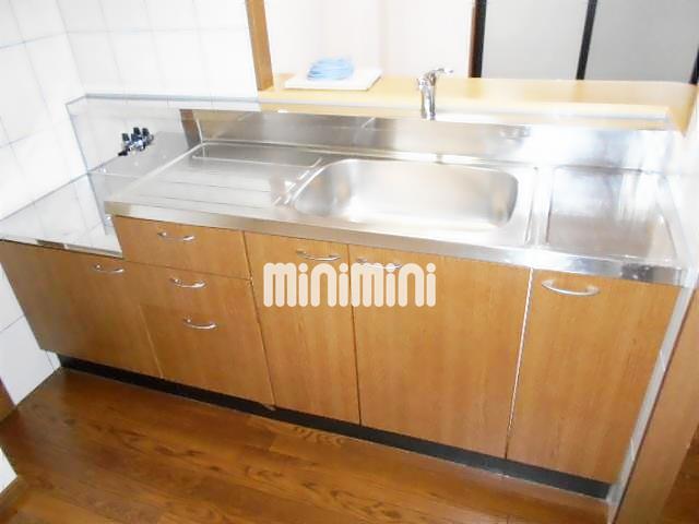 キッチン　ガスコンロ設置可能のキッチン