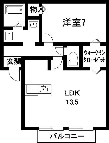 ハックベリーの間取り