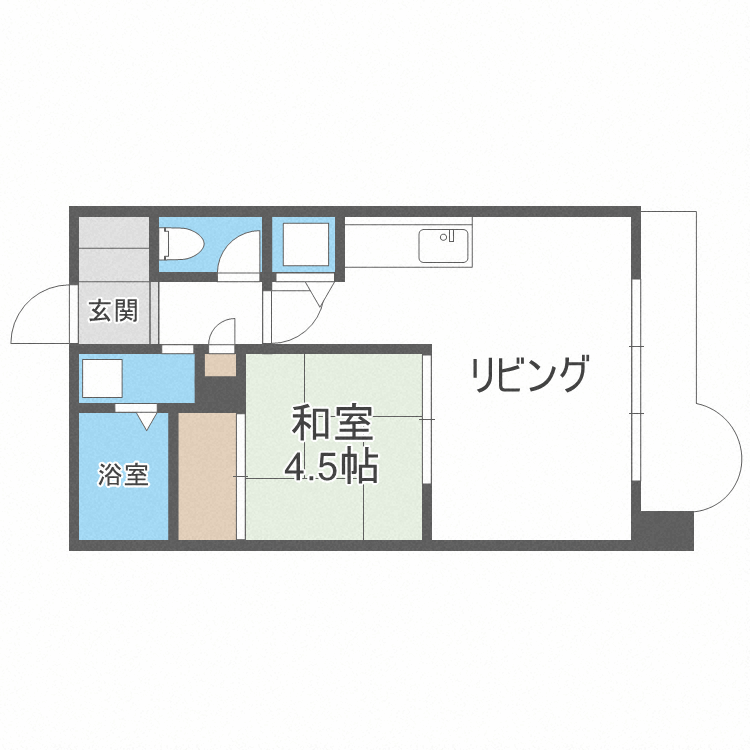 北海道札幌市中央区北四条西１４（マンション）の賃貸物件の間取り