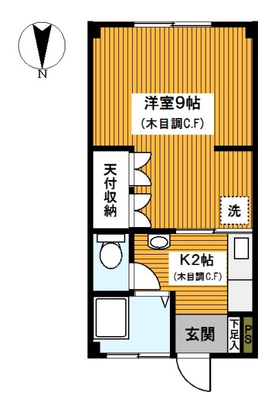 横浜市保土ケ谷区仏向西のマンションの間取り