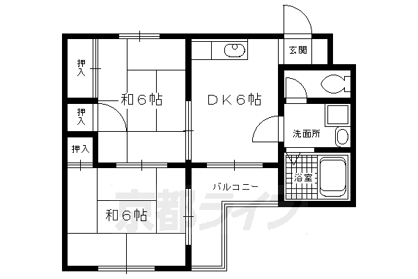 メイプル２１の間取り