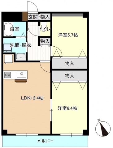 アンビエンテIIIの間取り