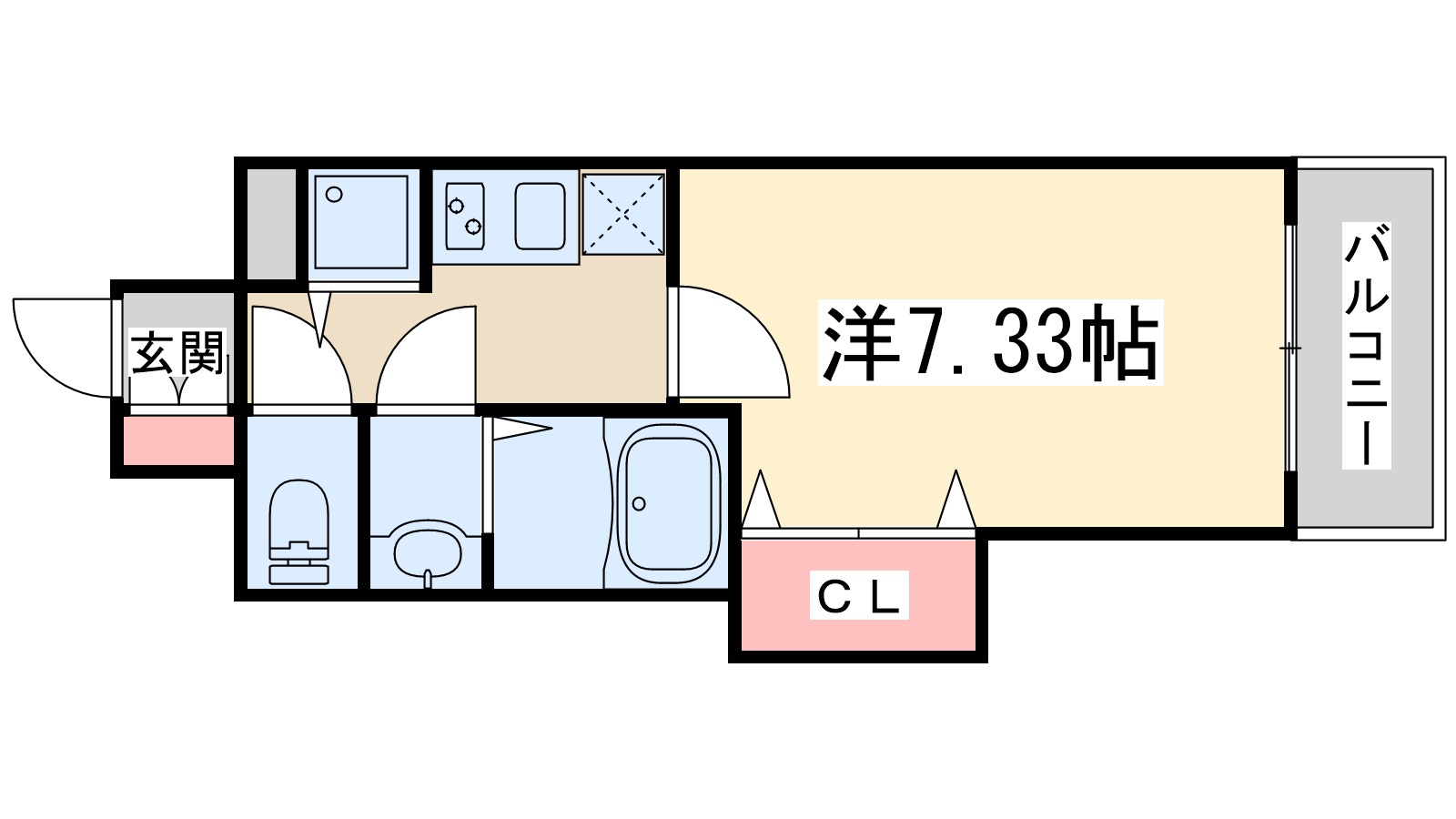 ラグゼ新大阪サウスの間取り