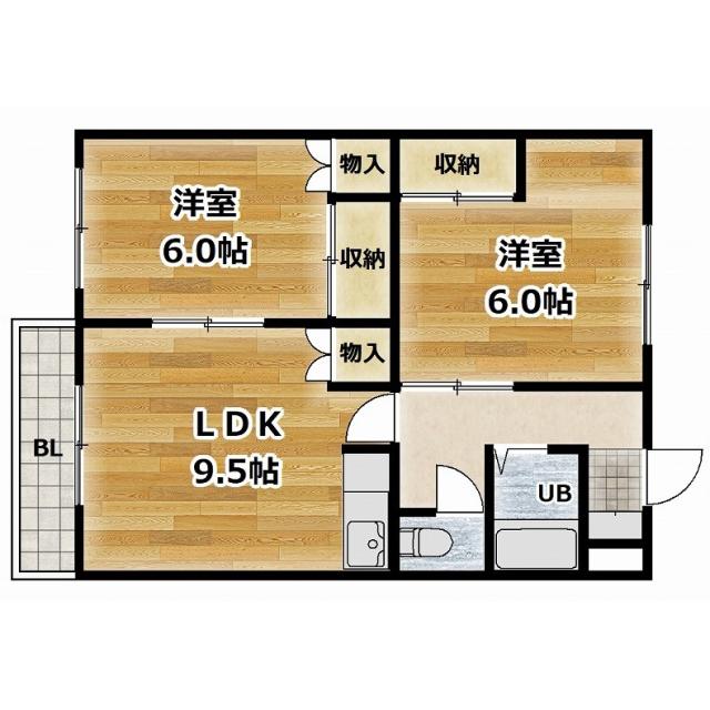 ファミール北浜の間取り