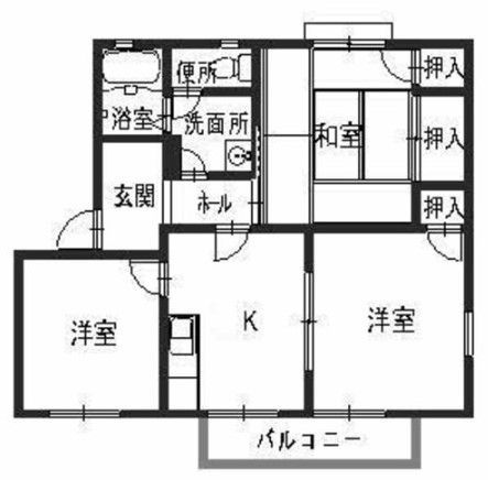 カルムS.JＡ・Ｂ・Ｃ・Ｄ・の間取り