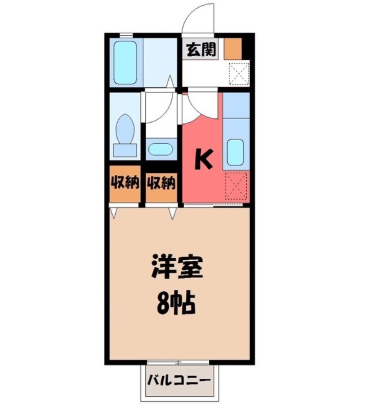 グランブルーム Aの間取り