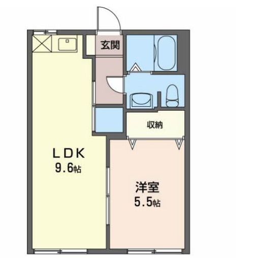 豊橋市佐藤のアパートの間取り