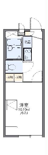 レオパレス青柳の間取り