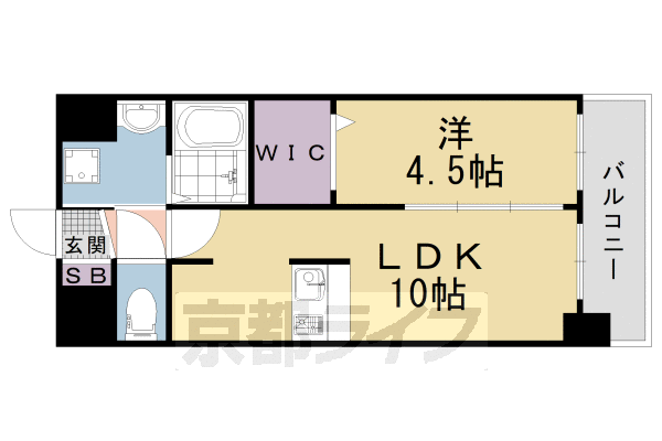 【プレデコート西京極の間取り】