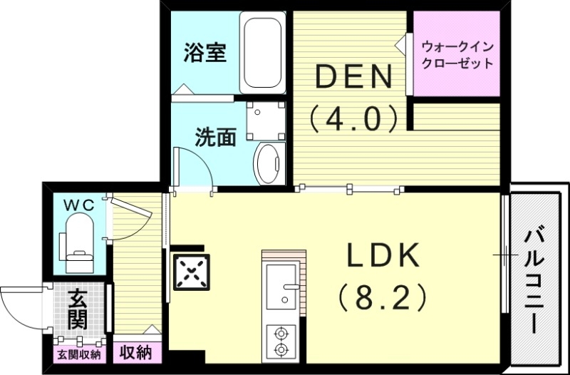 ベルリード須磨関守町の間取り