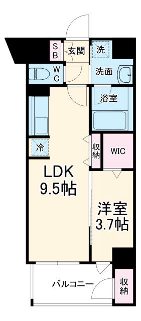 セイワパレス深江橋駅前の間取り