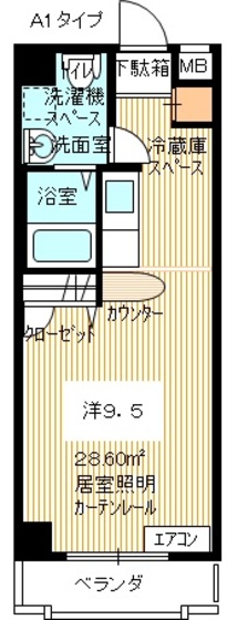 サウスコート新下関の間取り