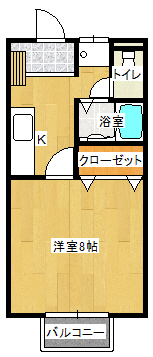 コンフォートハウス壱番館の間取り