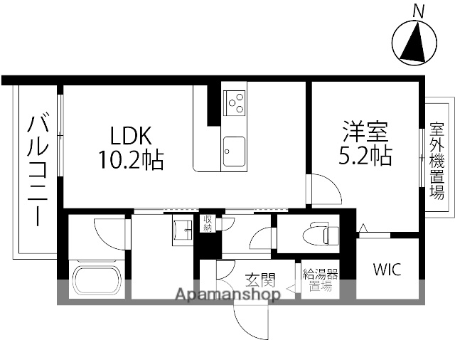 シャーメゾン凪の間取り