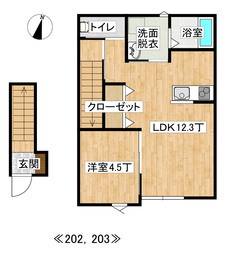 メゾン・チェロキーの間取り