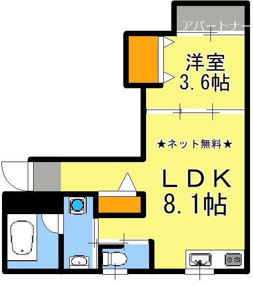 Ｚｅｒｏ　みやた通りの間取り