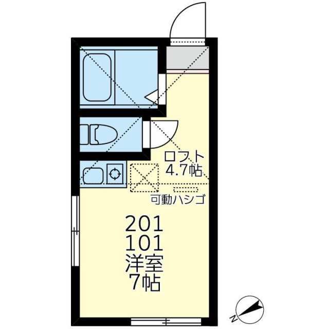 ユナイト富士見アントワーヌの間取り