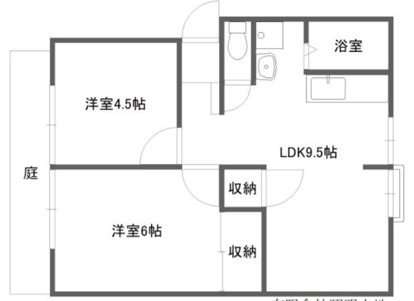 谷ハイツの間取り