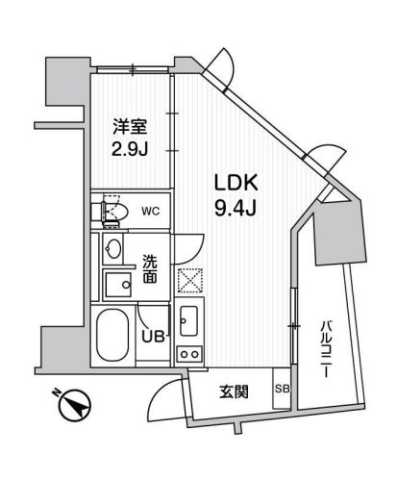 【豊島区巣鴨のマンションの間取り】