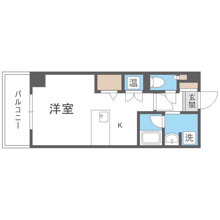 ホーリーフォート南平岸の間取り
