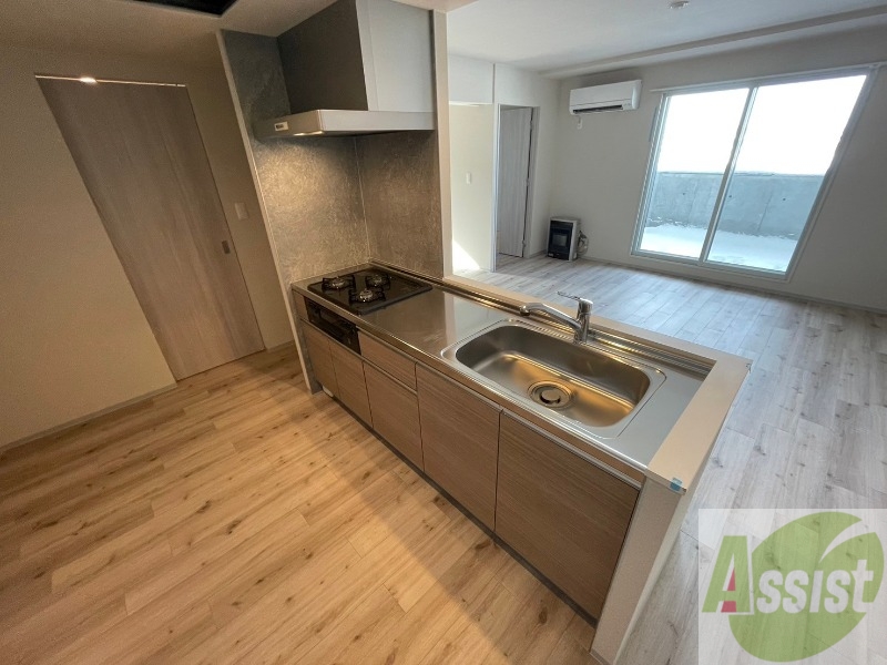 キッチン　システムキッチンなので、すぐお料理に使えます！