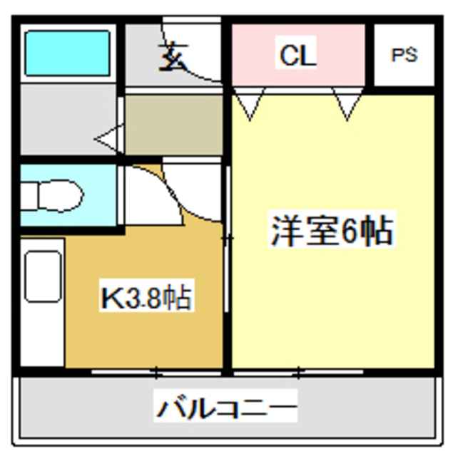 光マンションの間取り