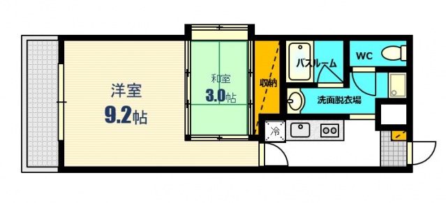 広島市佐伯区五日市のマンションの間取り