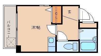 神戸市北区若葉台のマンションの間取り