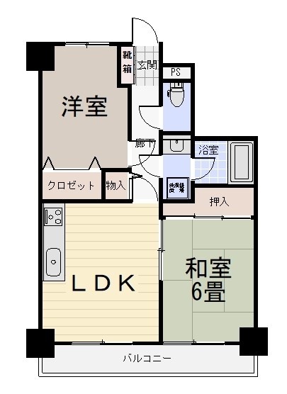 ライオンズマンション前橋の間取り