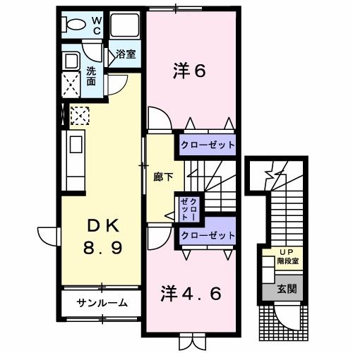 クラーレンシュテルネの間取り