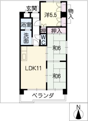 駅前３丁目マンションの間取り