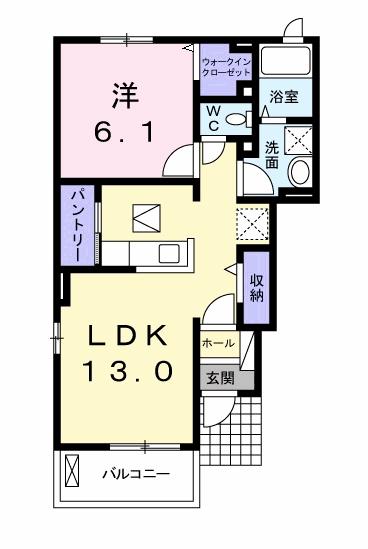 フラーヴの間取り