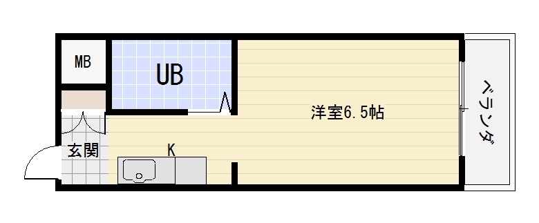 モリタハイツの間取り