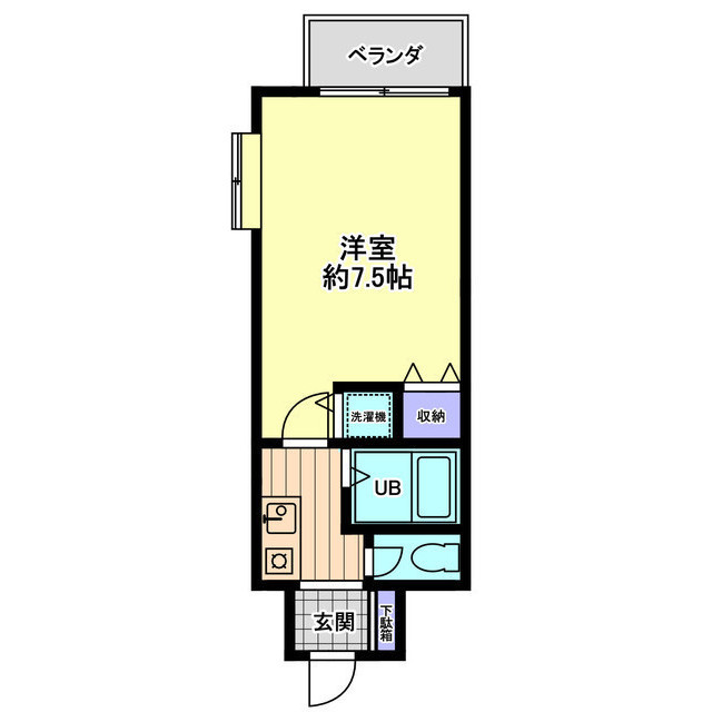 信開グラビス泉本町の間取り