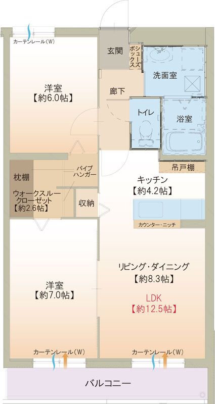 クリアハートの間取り