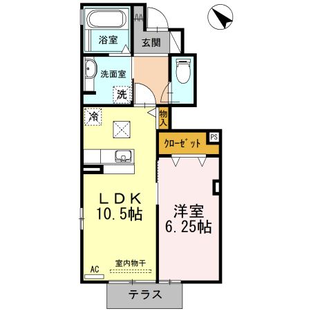 ムーンファクシの間取り