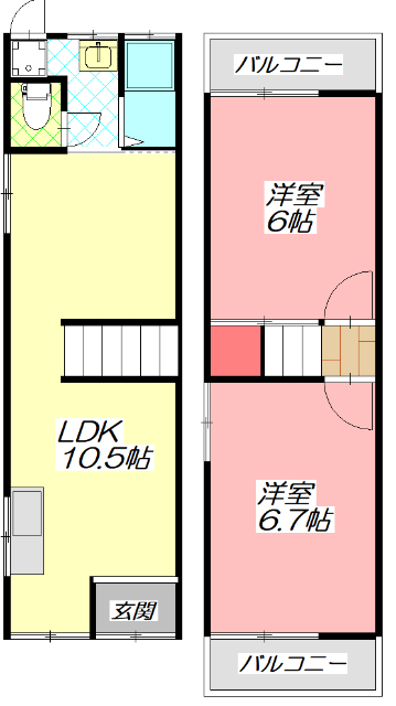 【守口市金田町のその他の間取り】